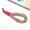 Cordón de Felpa Colorido de Dopamina para Teléfono Móvil Cordón Portátil de Felpa Anti-Pérdida Corto para Muñeca Llavero Joyería