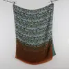 Bufanda de Algodón con Hilo Irregular Estampado de Serpiente de Seda Delgada para Primavera y Verano Bufanda Larga Multifuncional para Viajes Protector Solar para Mujeres