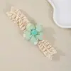 Diadema Floral Transpirable Fina de Nuevo Estilo Transfronteriza para Niños, Linda Diadema de Princesa para Bebé, Tocado, Protección de la Fontanela del Bebé