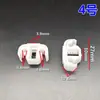 Arnés de Cables de Tubería de Aceite para Chasis de Carrocería de Automóvil Tubería de Agua Tubería de Hierro Espaciador Clip de Plástico Fijo Abrazadera de Sujeción Hebilla de Goma