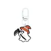 Llavero de Goma Suave de Fantasma de Halloween Dibujado Hebilla de Puerta en Forma de 8 en Forma de U Llavero Pinza de Langosta Figura de Muñeco Hebilla Colgante Adorno
