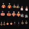 Suministro transfronterizo de pendientes de metal lindo patrón de frutas pendientes europeos y americanos los más vendidos en Amazon pendientes de Acción de Gracias personalizados