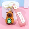2025 Nuevo Llavero Colgante de Capibara Mochila Colgante Pequeño de Capibara Llavero de Peluche de Capibara