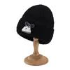 Gorro de Lana para Perro con Cabeza Grande para Mujer en Otoño e Invierno, Moderno y Lindo con Protección para las Orejas, Gorro de Punto Cálido para Hombre, Gorro para el Frío, Exportación