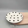 Vento Hepburn Onda Pontos Louça de Cerâmica Doméstica Tigela de Arroz Tigela de Salada Irregular Tigela Feia Alto Valor de Cor Assadeira Binaural