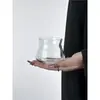 Caneca Flip de Café Americano Gelado Retro Vidro Simples Copo de Uísque Copo de Suco Copo para Bebida Fria