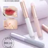 Pincel para Labios Redondo con Tapa, Pincel para Difuminar, Pincel para Corrector, Pincel de Maquillaje Multifuncional, Pincel Portátil para Labial, Pincel Portátil para Labios
