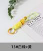 Anillo de Cara Sonriente de Colores Correa para Vaso de Agua Anillo para Cámara Llavero de Memoria USB Corto Cuerda Anti-pérdida Correa Ajustable para Teléfono Móvil