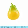 Modelo de fruta de plástico para simulação, maçã falsa, pêssego, pera, enfeites de decoração para armário de fazenda, adereços de educação infantil