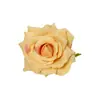Rosa Vermelha Flor Artificial Cabeças de Flor Mini Cerimônia de Casamento Decoração de Casamento Decoração de Carro de Casamento Flor de Seda Artificial Lapela Fabricante Atacado