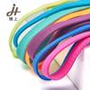 Elástico de spandex de 1 cm engrosado de gamuza lijada de doble cara liso cuerda para el cabello con cabeza de goma accesorios elásticos deportivos
