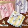 Toalha de Rosto Infantil Transfronteiriça Sanrio Meninos e Meninas Bebê Toalha Pequena Cantina Pendurável Toalha de Mão Absorvente