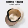 Boina de Couro Tricotada Cinza 2025 para Mulheres, Estilo Coreano Outono/Inverno, Emagrecimento Facial, Versátil, Chapéu de Painter Bico de Pato Fashion