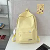 Mochila Casual de Color Sólido Estilo Ins Japonés para Estudiante de Secundaria y Preparatoria Bolsa Escolar para el Campus Diseño de Nicho Mochila Ligera
