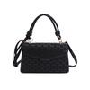 Bolso Cuadros con Letras para Mujer 2025 Nuevo de Moda Simple Moda Color Sólido Bolso de Hombro Bolso de Mano Cruzado Pequeño Cuadrado