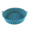 Bandeja de Silicona para Freidora de Aire Sartén Especial de Silicona Grado Alimenticio Herramientas Domésticas Resistente a Altas Temperaturas Bandeja para Horno