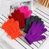 Ropa de Punto Cálida para Otoño e Invierno Guantes Mágicos de Color Puro Creativos Guantes para Estudiantes Medianos Venta Directa de Fábrica con Impresión de Logo