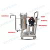 Carro Móvil Acero Inoxidable Filtro de Bolsa Detergente para Ropa Diésel Aceite Comestible de Colza Equipo de Filtración