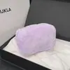 Ins Menina Cor Sólida Novo Saco de Lápis de Pelúcia Bolsa Candy Color Portátil Doce Suave Cera Cosmético Bag Lápis Bag