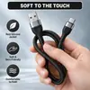 Cable de datos de silicona USB tipo C transfronterizo, carga rápida, compatible con carga rápida Apple, cable de carga rápida para teléfono móvil engrosado