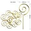 Redondo Dorado Mini Barra Corta Pin Pequeño Flor Forma Nota Estrella y Luna Clips para Notas Clip de Alambre Enchufe Transfronterizo en stock