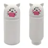 Porta-canetas Dobrável de Silicone Desenho Animado com Formato de Animal, Copo Dobrável Telescópico Fofo, Porta-canetas Prático e Criativo, Fornecimento Direto do Fabricante