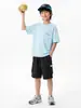Ropa Infantil Dk 26 Estilo Verano Estilo Japonés Divertida Fresca Secado Rápido Manga Corta Camiseta Casual para Niños y Niñas
