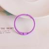 Accesorios Creativos DIY Llavero Colgante Anillo Metálico Cerrado 30mm Anillo para Tarjeta Pintura Metálica Horneada Anillo Abierto Llavero