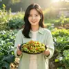 Fideos Largos de Col Rizada con Textura Masticable, Sabor Original, Fideos Secos de Frutas y Verduras, Empacados Individualmente, Comida Instantánea Sin Cocción, Aproximadamente 500G/Bolsa