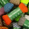 Corda Paracord 550lb 200 pés, Corda de Barraca 4mm, Núcleo de 7 Fios Corda Resistente para Acampamento ao Ar Livre Caminhada Barraca Corda de Utilidade de Sobrevivência