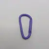 Fivela de escalada pintada 3,6mm formato D fivela de escalada liga de zinco fivela de engate rápido acessórios externos para bagagem de viagem