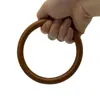 Bolso Bolso de Mano Asa de Bolso Mango Redondo de Madera Asa de Madera para Llevar en la Mano Bolso de Mano Accesorios de Metal para Bolso de Madera