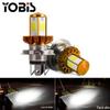 Lâmpada LED YoBis infinita de alta pressão e alto brilho para farol de motocicleta 4 COB luz para moto e carro elétrico 12-80V