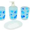 Set de Baño de Plástico Caliente para el Mercado Ruso de 4 Piezas, Set de Baño de 4 Piezas, Set de Lavado de 4 Piezas
