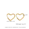 En Stock al por Mayor Transfronterizo Nuevos Pendientes Geométricos de Dos Tonos de Acero de Titanio de Lujo Estilo Ins para Mujer, Accesorios para Orejas de Gama Alta que No se Desvanecen