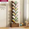 Prateleira pequena em forma de árvore estante de chão armário de quarto rack de armazenamento de sala de estar casa multi-camadas criativa estreita estante