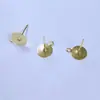 Accesorios de joyería hechos a mano DIY pasador plano para oreja de acero inoxidable colgante no alérgico fabricantes de pendientes al por mayor