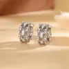 Brincos de pressão com acabamento em renda, ondulados, cravejados de diamantes, não perfurantes, modernos, assimétricos, multicamadas, curvos, ear cuffs de zircônia cúbica em formato de olho de cavalo