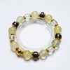 [Años Dorados] Pulsera de Cristal de Limón Natural para Mujer La Más Fácil de Combinar Moda de Cristal de Limón Pulsera Blanqueadora Al Por Mayor