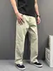 Jeans rectos lavados retro americanos para hombre y mujer, nuevos pantalones versátiles de pierna ancha ajustados holgados de alta costura para ir al trabajo