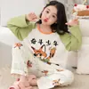 Pijama para niños, para niño, primavera y otoño, algodón nube, de manga larga, para niños mayores, de dibujos animados, conjunto de ropa para el hogar Otoño 2026