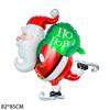 Novo Boneco de Neve de Natal em Pé Embalagem Individual de Papelão Árvore de Natal Homem de Gengibre Papai Noel Decoração Filme de Alumínio Gás