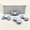 Corazón Colorido Simulador Lazo Accesorios de Resina para Bricolaje Pegamento de Crema Funda para Teléfono Móvil Tocado Pasador Material de Pegatina para Vaso de Agua
