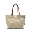 Nova bolsa tote de nylon impermeável estilo minimalista 2026, grande capacidade, adequada para mulheres, estudantes, para o dia a dia, trabalho e compras, bolsa de ombro