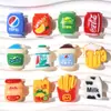 Botella de bebida de leche simulada accesorios de resina DIY juguete de comida en miniatura decoración para funda de teléfono accesorios para llavero adorno