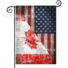 Bandera de Jardín para el Día de la Independencia Más Vendida de Amazon, Bandera Festiva Americana con Estampado de Estrellas y Rayas, Material de Lino, Bandera Decorativa para Exteriores