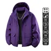 Nueva Chaqueta con Capucha para Exteriores Marca de Moda Chaqueta de Trabajo Tres Pruebas Chaqueta de Senderismo para Pareja Estilo Montaña para Hombre Chaqueta Estilo Hong Kong