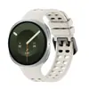 Aplicável para Samsung Galaxy Watch 9 Samsung Galaxy Watch 8/8 Classic Pulseira de Relógio de Silicone com Furos em Duas Fileiras