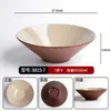 Tigela cônica bicolor, tigela de melamina para macarrão comercial, tigela especial para casas de macarrão, adequada para macarrão de caracol, wontons, macarrão misto, ramen e hot pot picante