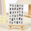En stock Arte para Uñas Rosa Arte para Uñas Estilo Diablo Arte para Uñas Estilo Japonés con Calcomanías Adhesivas Pegatinas para Uñas Exquisitas Pegatinas para Uñas
